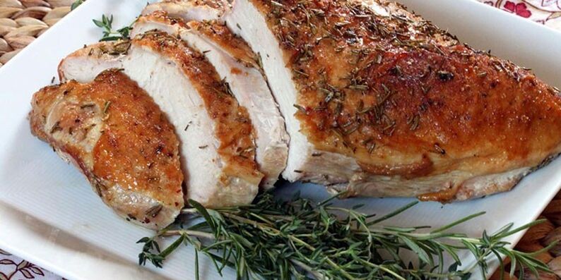 roasted chicken breast for the lechenka diet